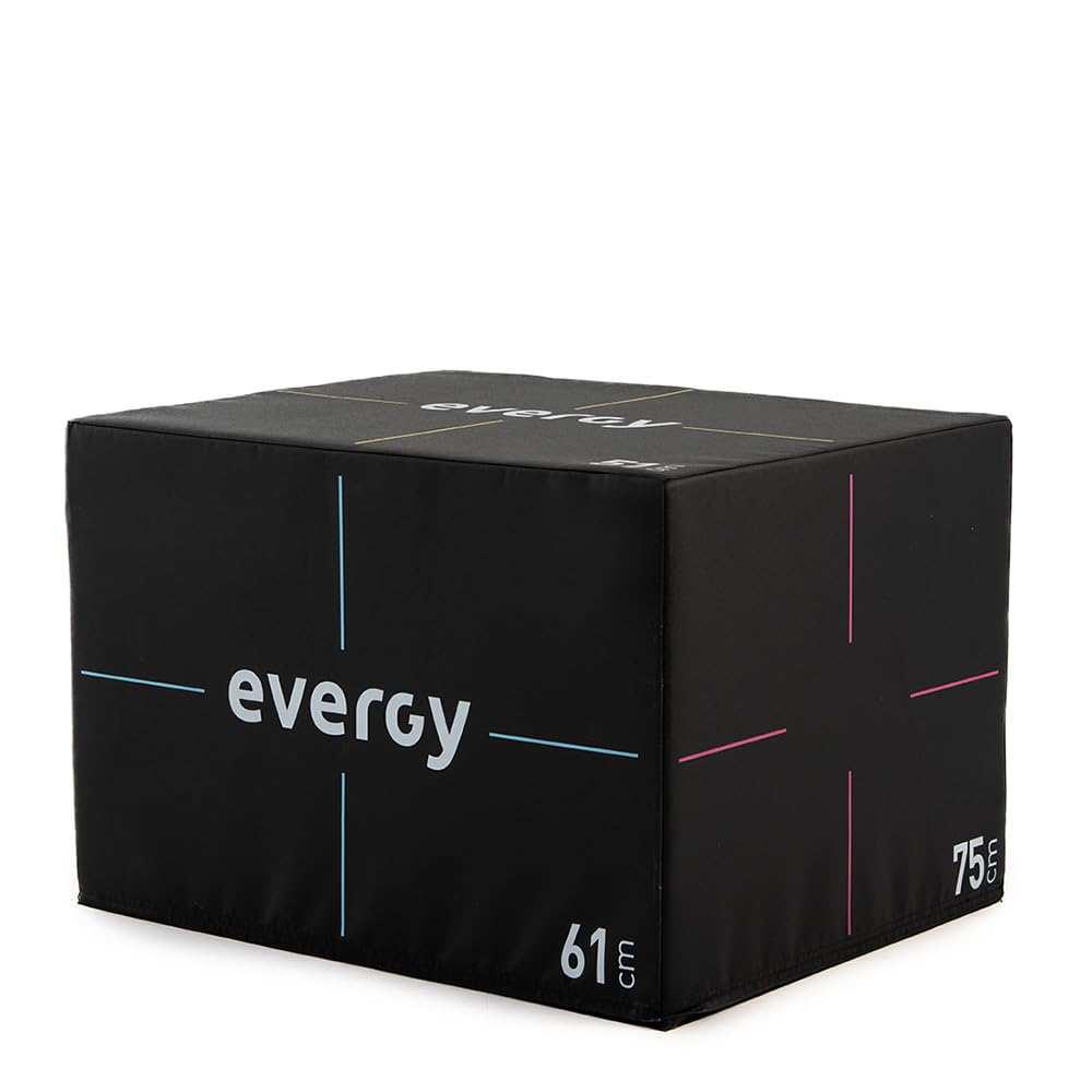 Pliometrica Foam 3 en 1 evergy. Cajon Pliometrico. Steps Fitness Cajón de salto Crossfit. Steppers Crossfit. Cajon de salto. Plyo Box, Jump Box Cross Training. Cajon Crossfit