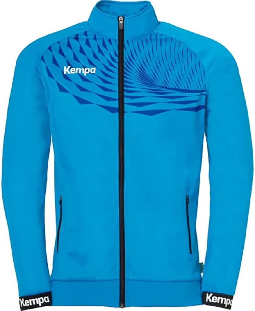 Kempa Boys' Wave 26 Poly Jacket Poly Jacket Men Boys Sport Football Training Jacket Sweatshirt Jacket Sweat Jacket