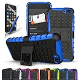 Fire Phone Case, CINEYO(TM) heavy Duty Rugged Dual Layer Case with kickstand (Amazon Fire Phone Case Black) (Black) (Blue)