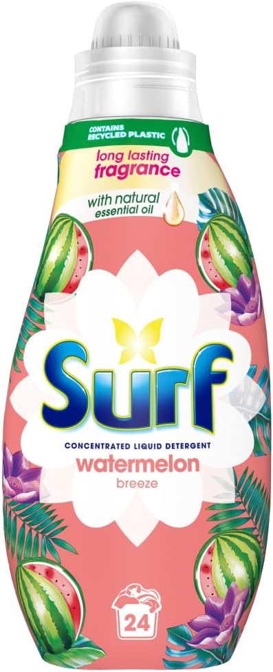 Surf Watermelon Breeze Concentrated Liquid Laundry Detergent 24 Washes