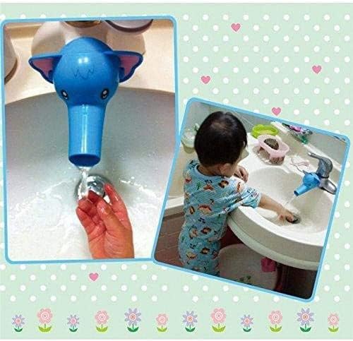Image of Rubber Hands Washing Elephant Water Tap Holder Faucet Extender for Kitchen and Bathroom (Multicolour, Standard Size)(Pack of 1)
