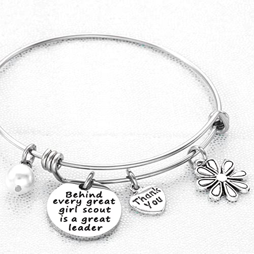 Kivosliviz the Scout Jewelry for Troop Leader Scout Jewelry Female Scouts Bangle Scout Bracelet4