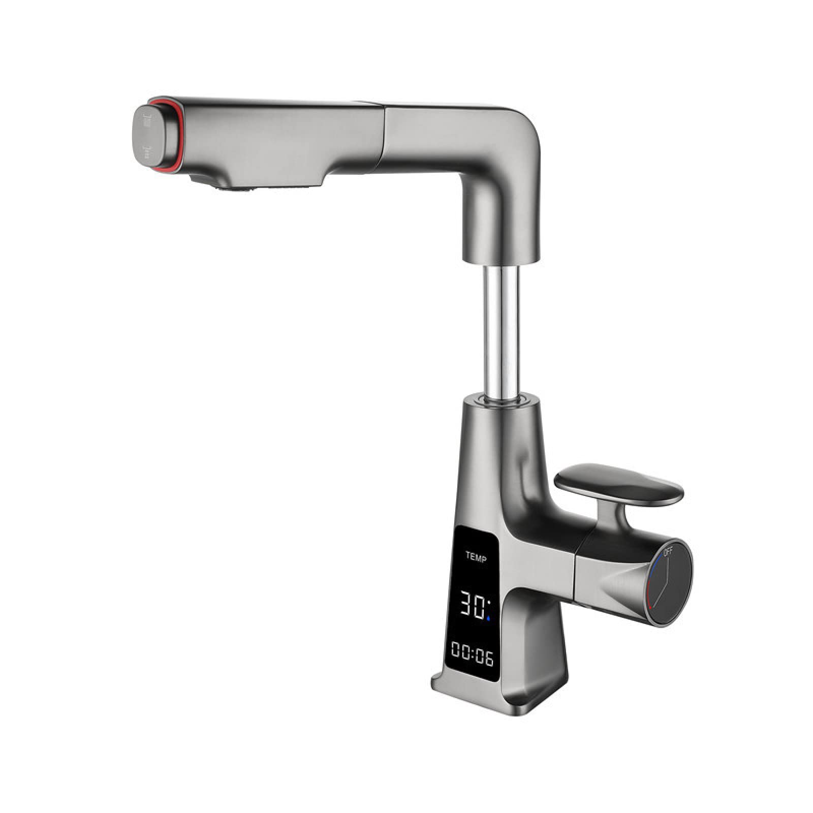 Robinet de lavabo extractible et relevable pour un confort de lavage optimal - 7