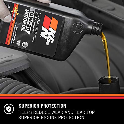 Aceite de motor sintético 5W-30 K&N 1 cuarto miniatura 3