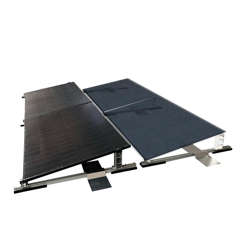 Solar Halterung Flachdach Ballast Montageset Dach Befestigung für 4 Solarmodule - 0% MwSt.
