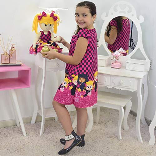 Tal Menina Tal Boneca Helo - Vestido Poderosa Chefinha Trapézio