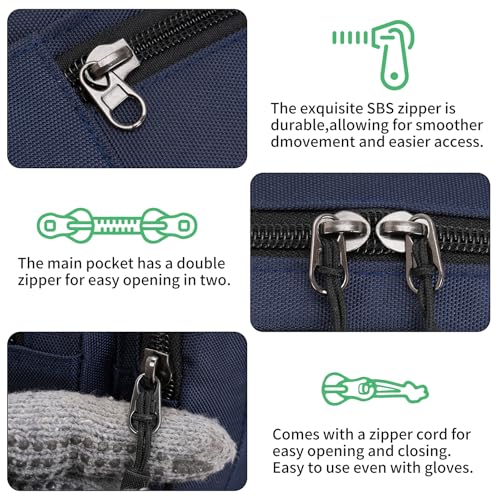 Bauchtasche für Herren Damen wasserdichte Gürteltasche mit 5 Einzelfächern Hüfttaschen für Reise Wanderung Hundespaziergänge und Outdoor-Aktivität
