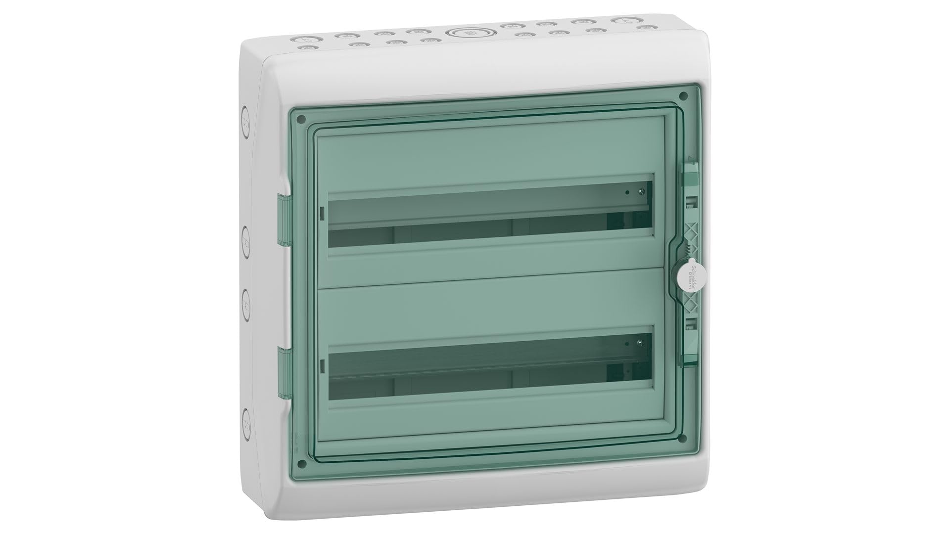 Coffret pour appareillage modulaire Mureva Schneider Electric - 2 rangées - 18 modules - IP65 - En saillie