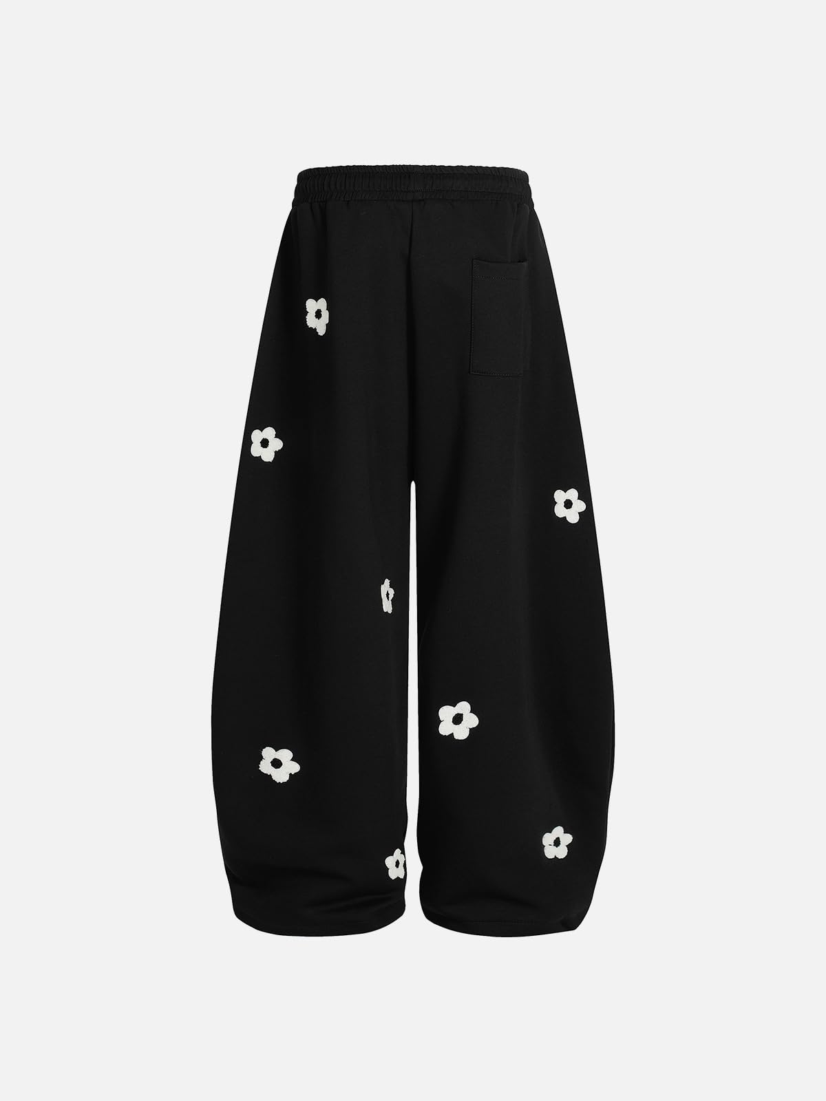 Aelfric Eden Pantalon de jogging baggy à fleurs pour femme - Pantalon de survêtement basique pour homme - Unisexe - Jambes larges - Pantalon de survêtement - Taille haute - Pantalon de loisirs