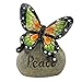 Gerson Spring Butterfly Messages on Stone Decorative Figurines - Set of 3