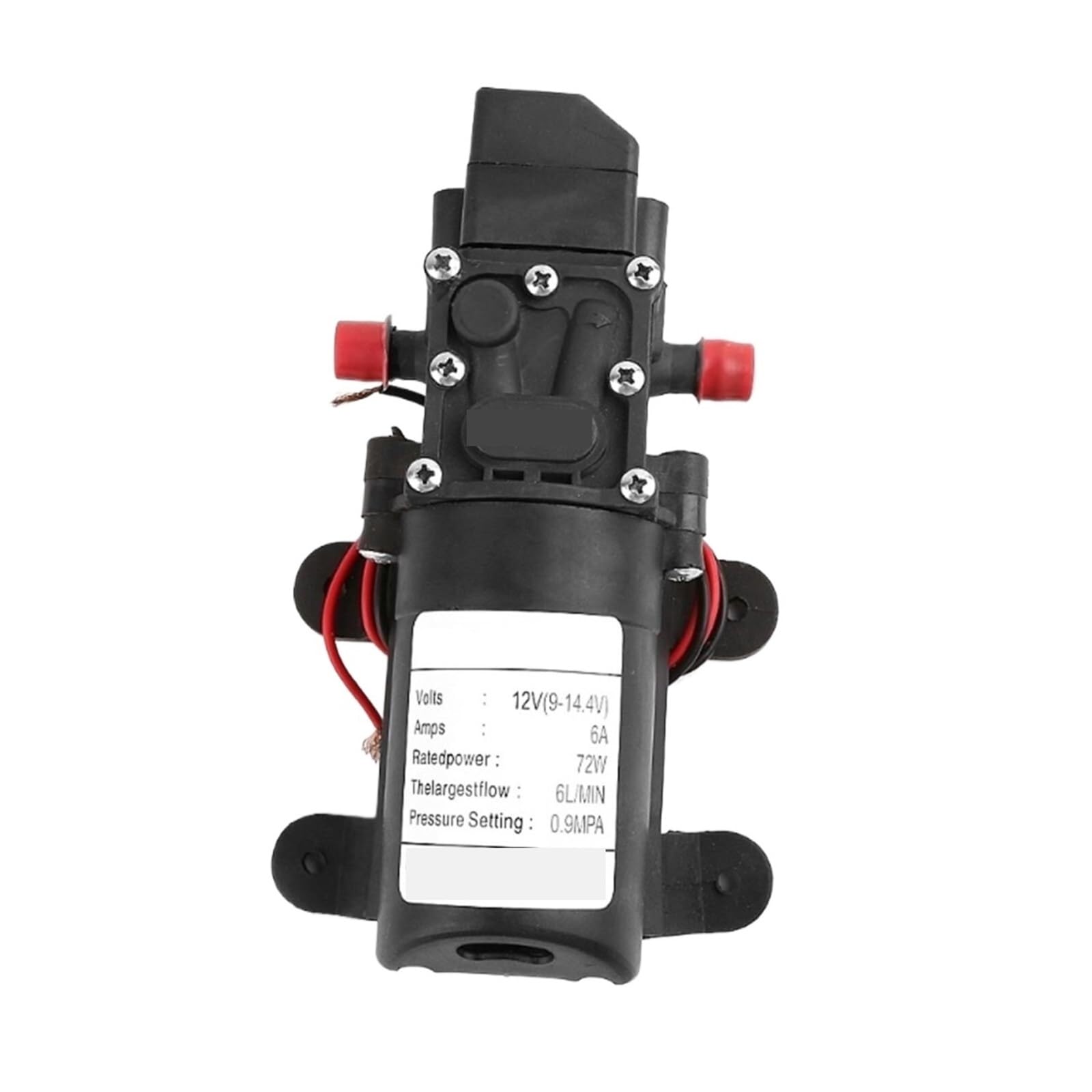 Diaphragm Pump, Diaphragm Pumps 12V 72W Mini High Pressure Water Pump Automatic Intelligent Type