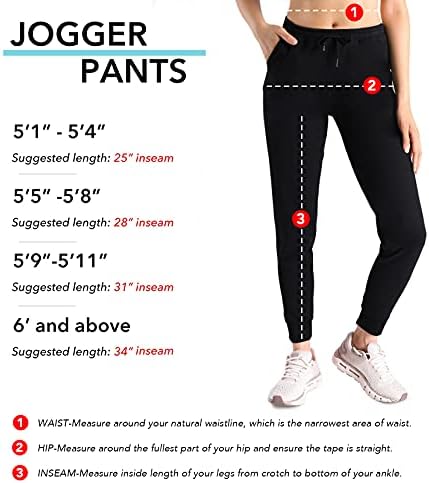 Yogipace,Petite/Common/Tall Ladies's Light-weight Anti-Shrink Energetic Joggers Lounge Sweatpants Yoga Jogger Pants 4 512TA++gYyS. AC