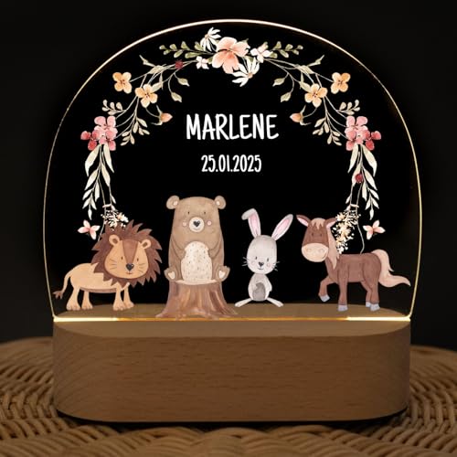 wunderwunsch® - Personalisiertes Nachtlicht für Babys - Individuelle...
