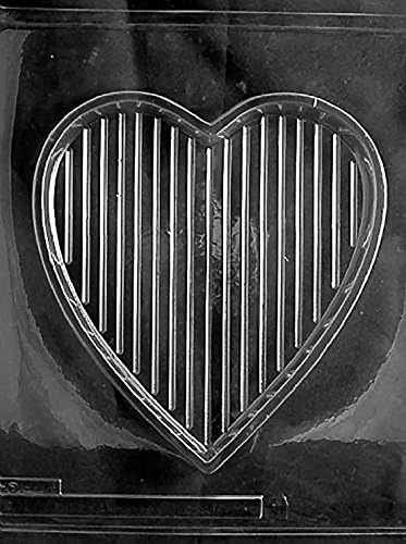 Large heart chocolate candy mold- 6 set of mold
