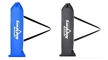HeadTurners Yoga Mat Bag (Pack of 2) (Royal Blue-Black)