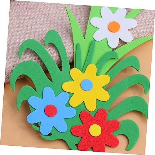 UKCOCO 6 Peças Adesivos De Espuma Vintage Para Crianças Janela De Flores Decalque Em Formato De Flor