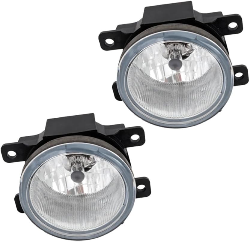 KarParts360 For Jeep Compass 2022 2023 2024 Fog Light Assembly Driver And Passenger Side | Pair | Front | With Bulb | Latitude/Latitude Lux/Limited/Trailhawk/Red Sport | For CH2592165 | 68507288AA
