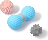 Vista 9 de HODEMI Juego de bolas de masaje de silicona para tejido profundo, 3 piezas, bola de masaje de lacrosse, bolas de masaje manual de silicona