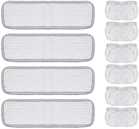 Polti PAEU0217 Original Vaporetto Smart AirPlus, Handy, Comfort Series Microfibre Kit (4 Cloths + 6 Sockettes), Cotton