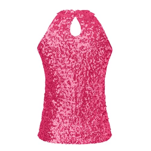 Haut dos à sequins pour femmes coupe ajustée chic