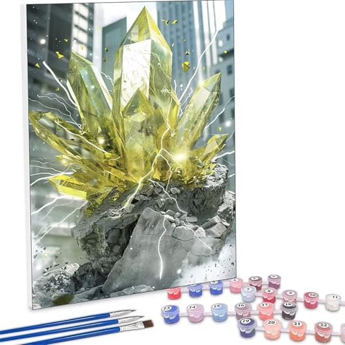 �������G ���� �����L�b�g�ɂ��G�� ���z Paint by Numbers DIY�y�C���g ��l�� ���S�� �q���p �ȒP�ɓh��� �A�N�������ʊG�̋� ��| ��� ��H�| �L�b�g 3�̃y�C���g�u���V��1�̃Z�b�g�̃A�N�����痿���g�p �z�[�� �I�t�B�X����