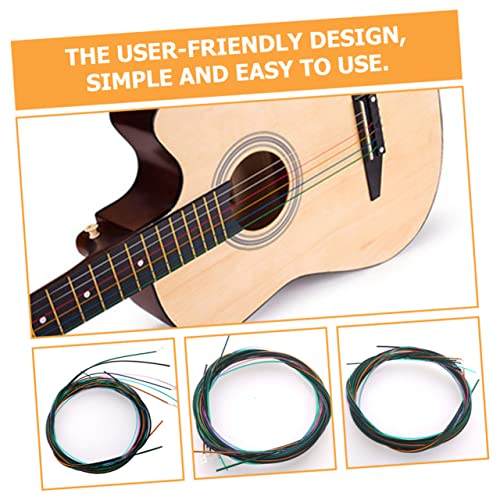 Abaodam 4 Conjuntos acessório guitarra encordoamento violão nylon Acessórios para violão baixo bater