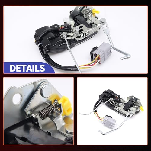 Image of HiSport Front Drive Left Side Door Lock Actuator Motor 69040-04010 | Compatible with Toyota Tacoma Latch 1998-2004 Pickup Replaces 6904004010 931-492 931492