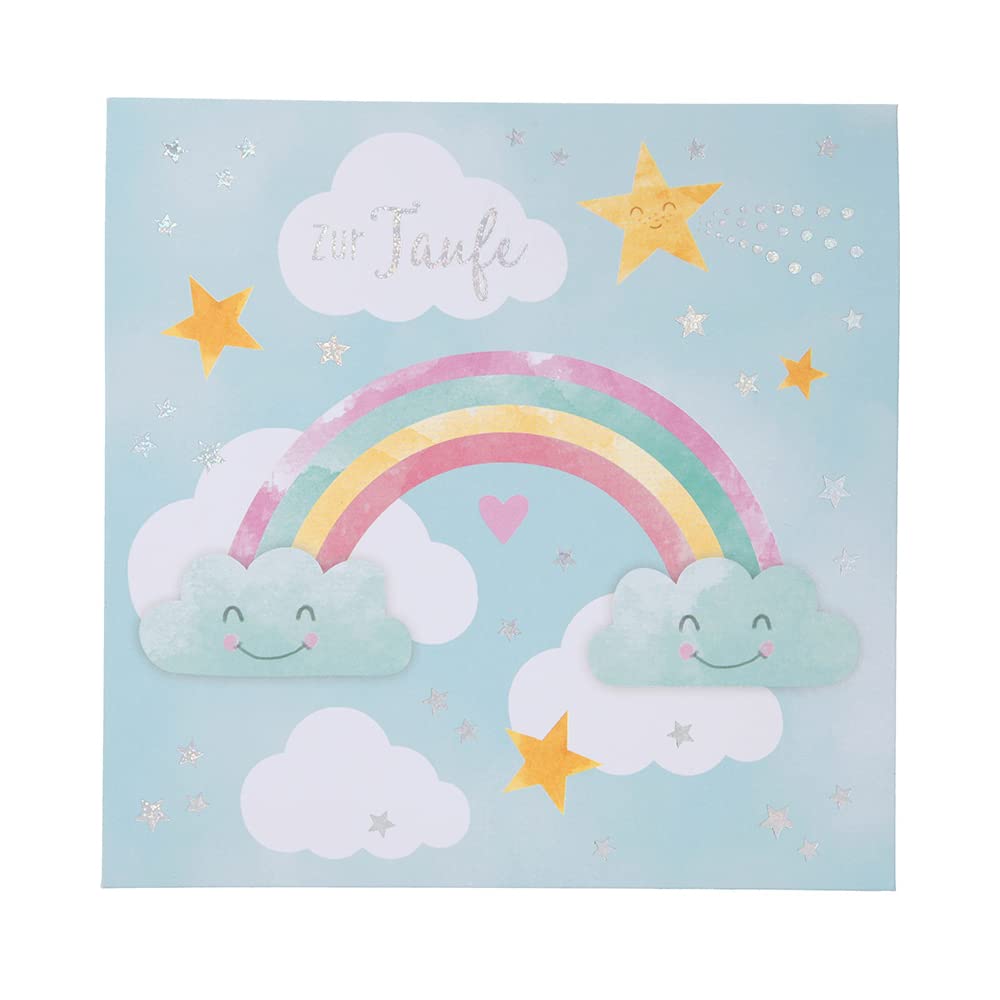 Depesche 11515-012 Carte D'anniversaire 6 Ans Avec Texte Original Et Enveloppe Incluse Format 15,5 X 15,5 Cm