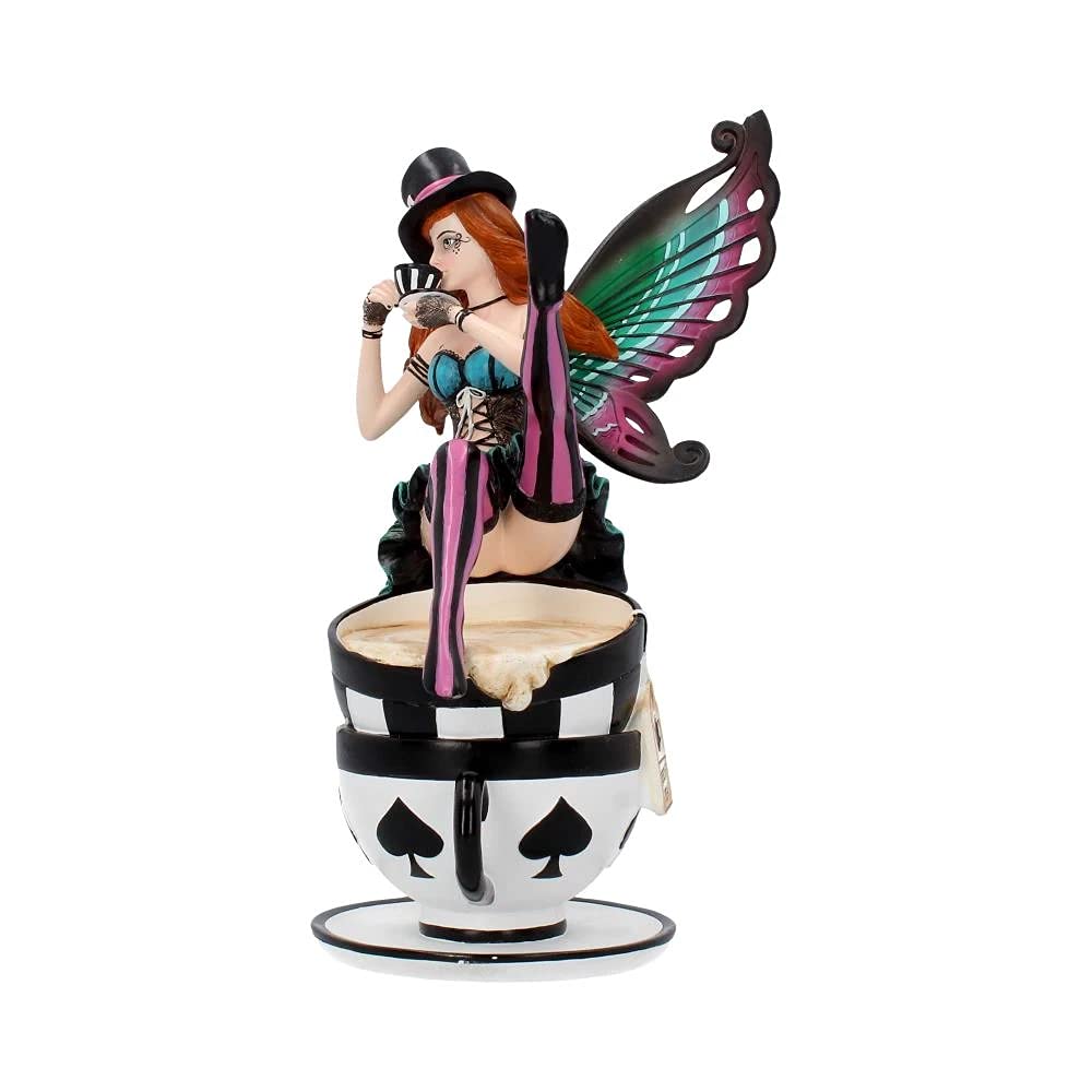 Nemesis Now Hatter Figurine en résine Bleu Sarcelle Taille Unique 16 cm