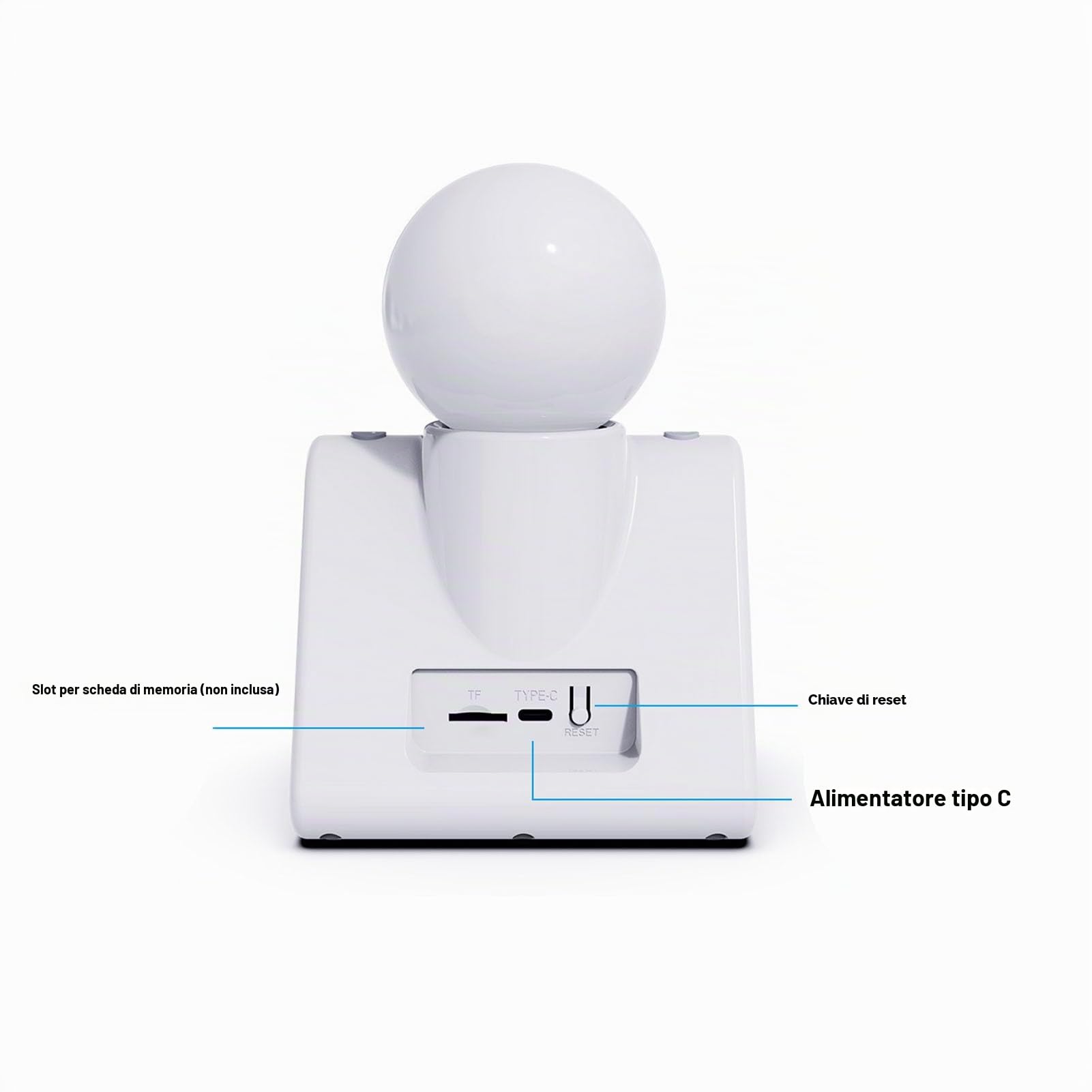 Sxhlseller Videocamera per Videochiamate Bidirezionale con Schermo IPS HD da 4,3 Pollici e Funzione Vocale AI, Videocamera per Animali Domestici da 2 MP 1080P per Cani e Anziani,