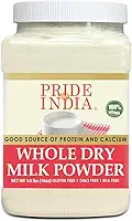 Pride Of India - Leite Em Pó Integral - Rico Em Proteínas E Cálcio - Pote De 1,25 Libras (20 Onças)
