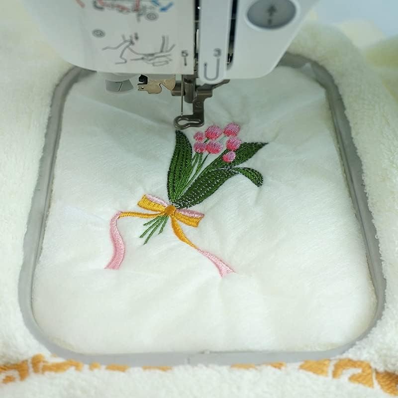 Cut Away Machine Embroidery Stabilizer Backing 8Inchx8inch - 200 Precut Sheets Fits 4X4 And 6X6 Hoops - (Color: Orange)