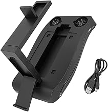 SOLUSTRE Vr Controllers Controller Vr Charger Vr Controllers Vr Glasses Holder Vr Controller Console Station Vr Controller Console Holder Base Abs 4 in 1 Second Generation Black
