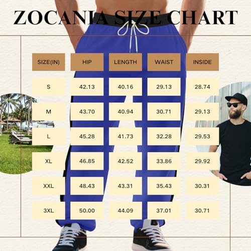 Sweatpants for Men Side Striped Casual Straight Leg Pants with Pockets Loose Fit Elastic Drawstring Trousers2