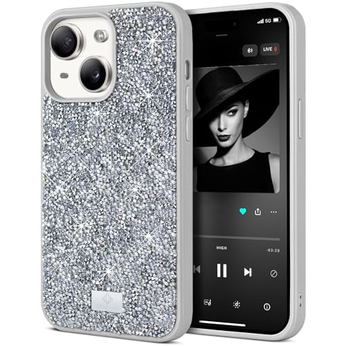 BEZ Coque pour iPhone 13 Paillette, Coque Compatible avec iPhone 13 Glitter, Coque iPhone 13, Series de Etuis avec Bling & Co., Étui en Diamant Etincelant et...