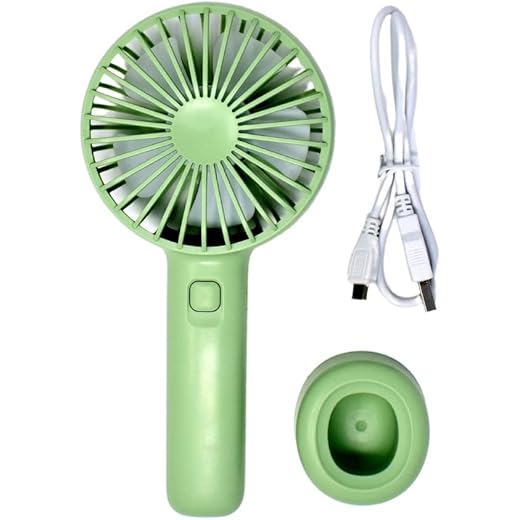 CINEFX Powerful 4 Inch Rechargeable Mini Fan with 2000 mAh B