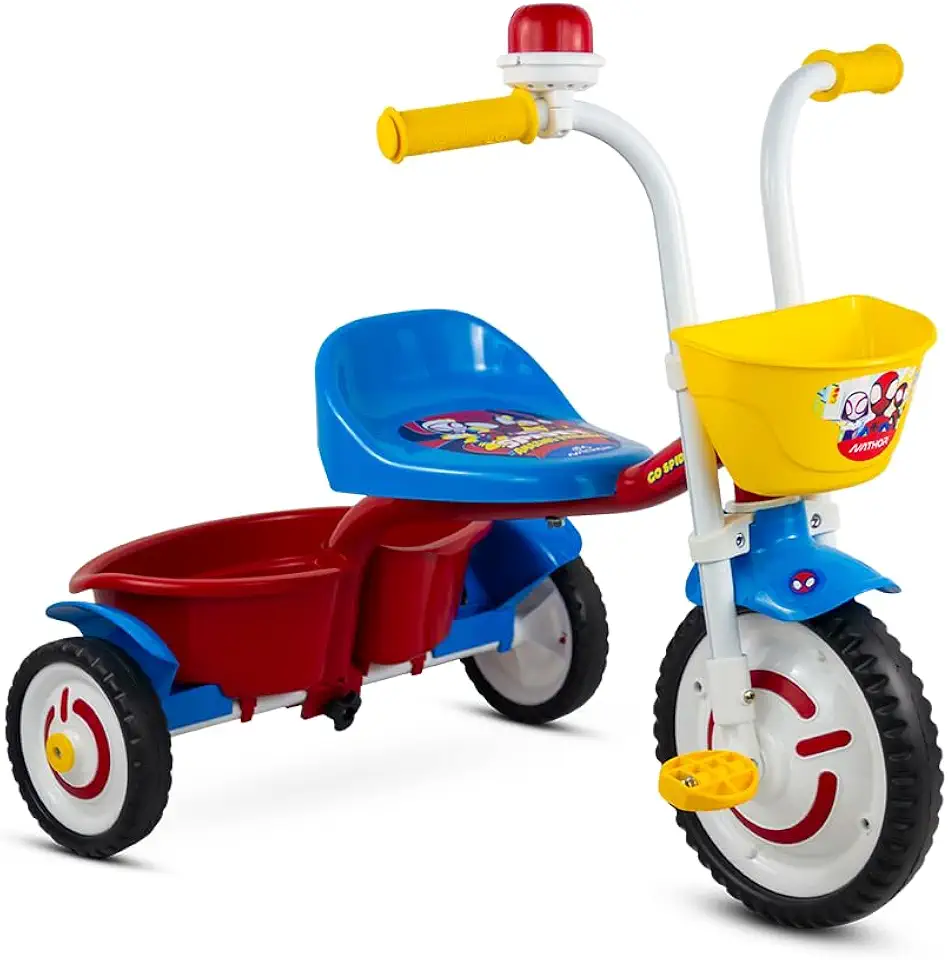 Nathor Triciclo Infantil em Alumínio Spider-Man