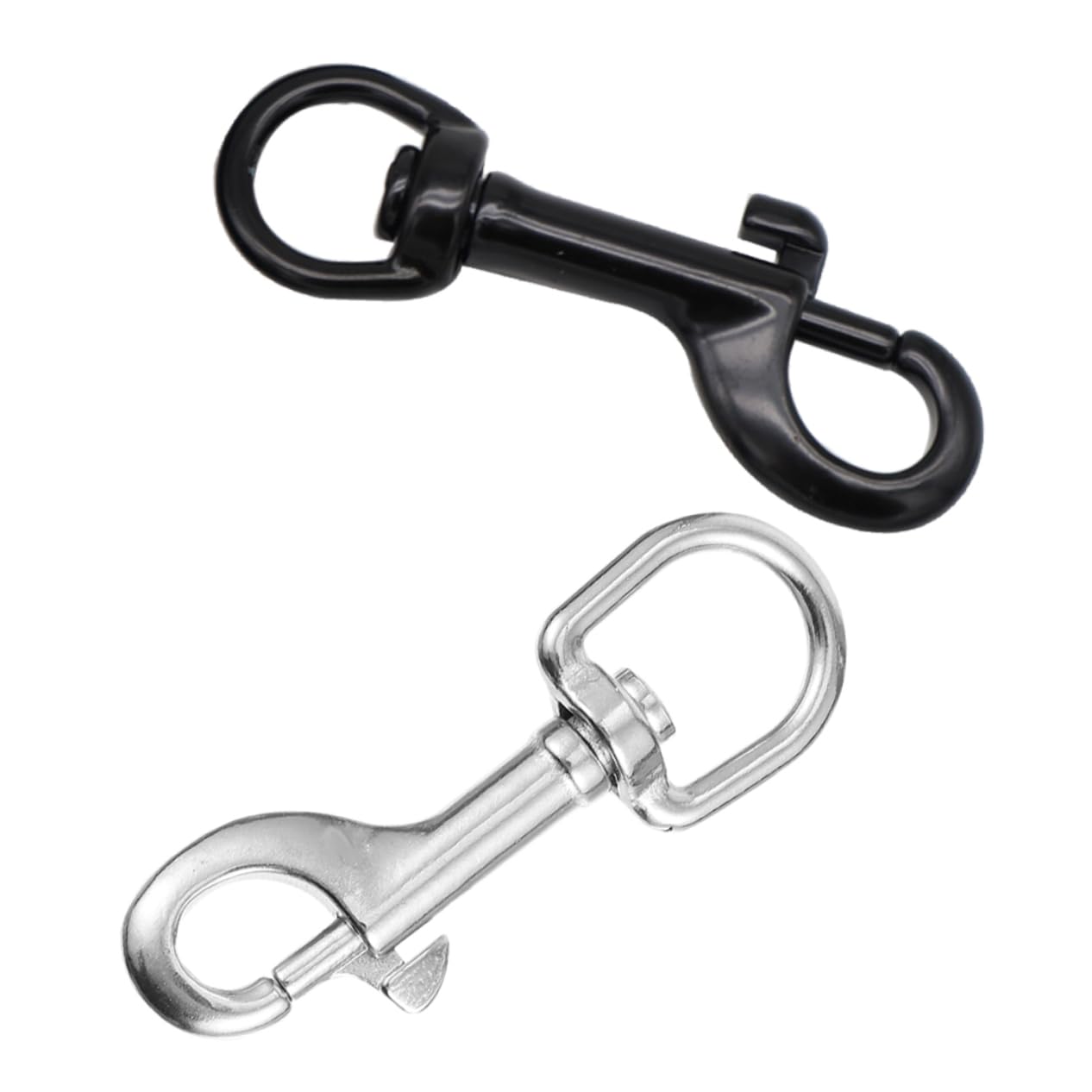 Gatuida 6stücke Edelstahl Drehbare Schnapphaken Für Hundeleinen Robuste Lanyard-clips Für Vielseitige Anwendungen Für Haustiere Und Outdoor-aktivitäten
