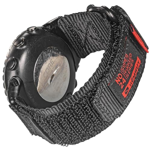 DAVILANE Nylon Watch Band Compatible with Suunto Core Breathable Hook and Loop Replacement Strap with Loops