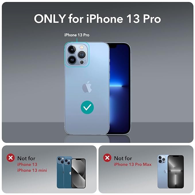 Image of PULOKA for iPhone 13 Case, Back Cover with Kickstand & Metal Camera Ring & 360 Military-Grade Protection, | Ultra Hybrid Slim Case (White, iPhone 13)