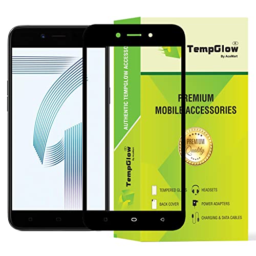 Image of Screen Protector for Oppo A37 (Black) Tempered Glass Edge-to-Edge 6D Screen Guard With Installation Kit