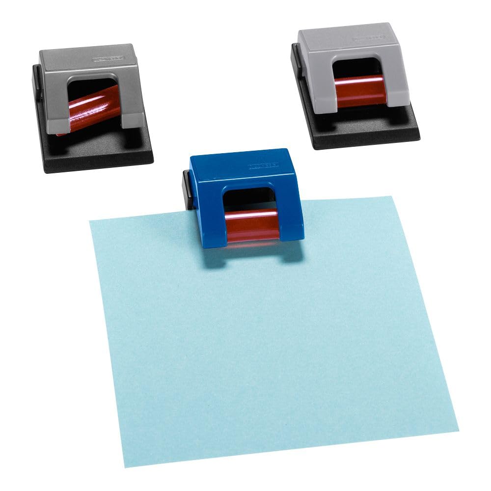 MAUL HEBEL Rollenclip S, selbstklebend, silber | fissaggio senza fori, documenti sempre visibili, cambio fogli rapido, formato compatto, presa ordinata