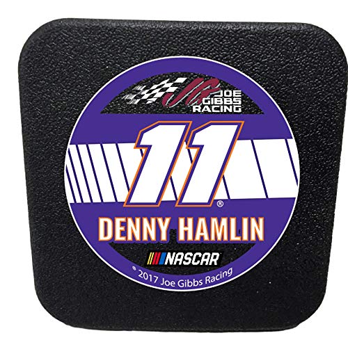 Denny Hamlin #11 Rigid Plastic Hitch Cover Plug Bumper Trailer Auto Racing