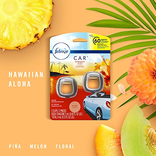 Febreze Hawaiia Vent Clip Air Freshner, 2 Count #TOP3
