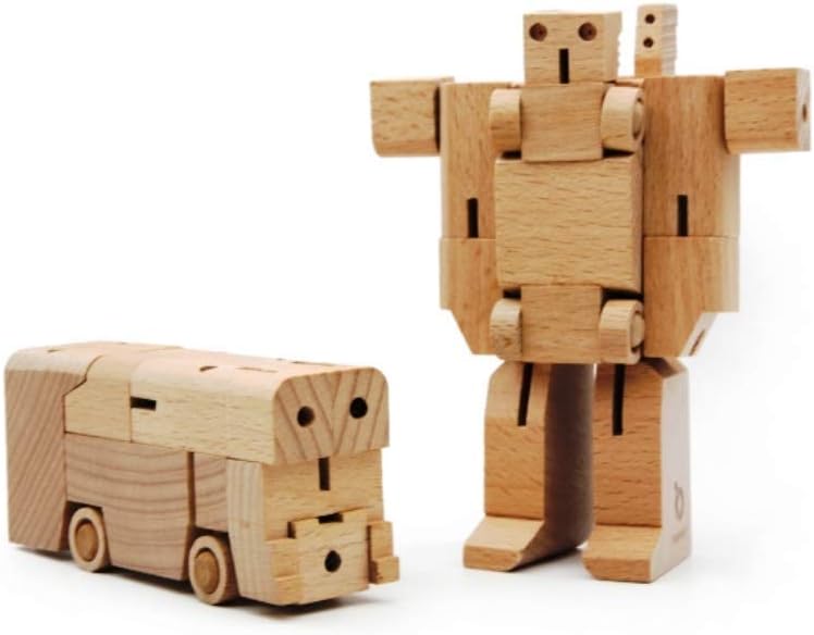 WooBot - Wooden Robot Transforms into a Bus