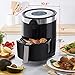Dash DMAF360GBBK02 Aircrisp® Pro Digital Air Fryer + Oven Cooker with Digital Display + 8 Presets, Temperature Control, Non Stick Fry Basket, Recipe Guide + Auto Shut Off Feature, 3qt, Black