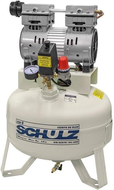 Business & Industrial Equipment & Replacement Parts for B for Schulz Oil Free CSD 5/08 1 HP Dental USE Pancake AIR Compressor Mod-GRT998-8286