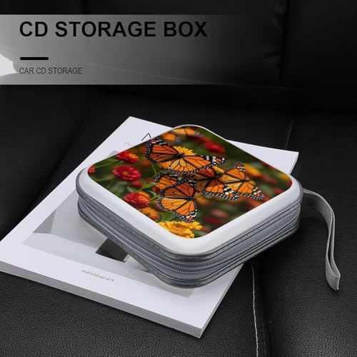 Funda para CD portátil de plástico duro tipo carpeta de almacenamiento 6