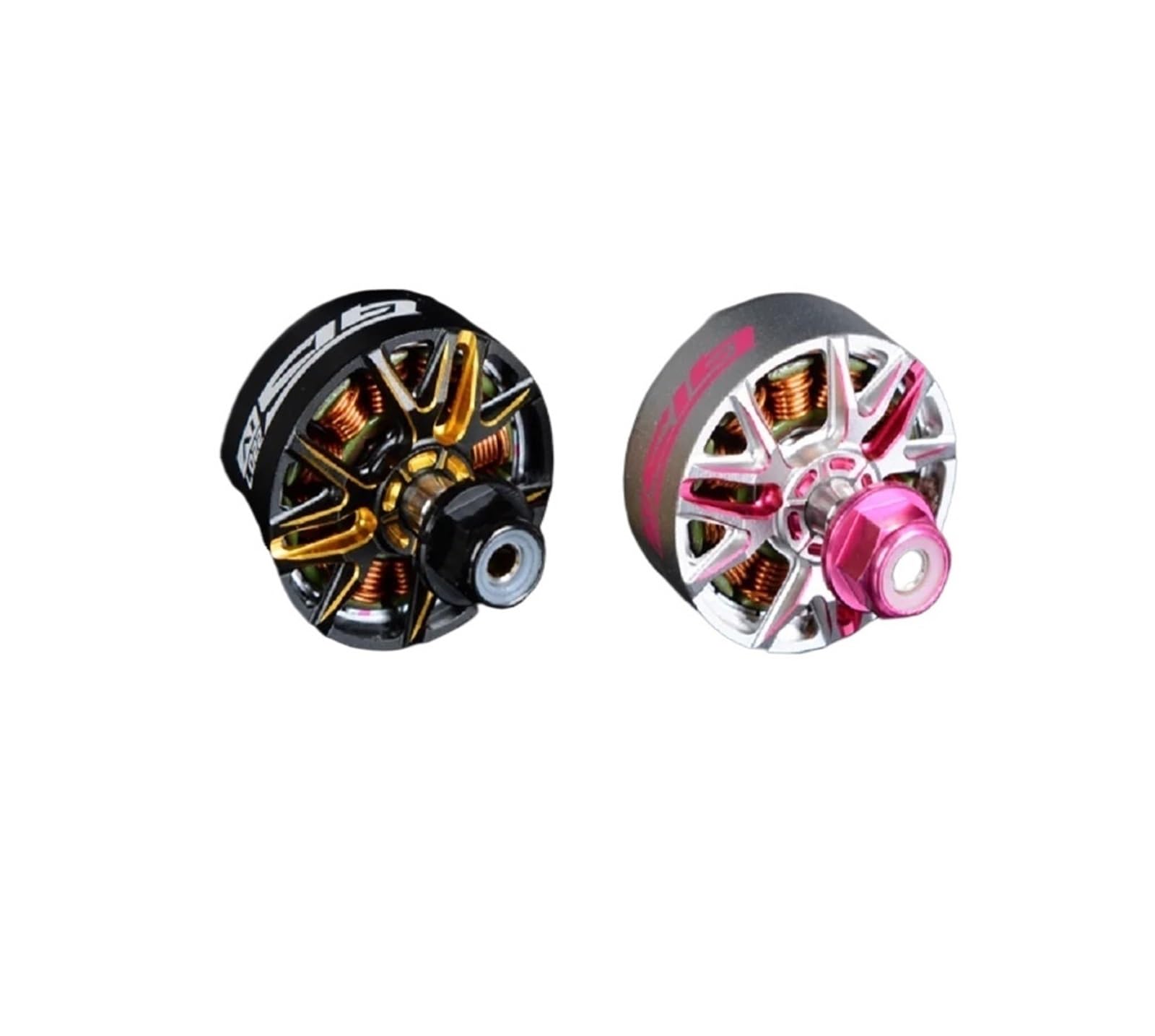 Traverser silnik bezszczotkowy, Foe GTS V4 2207 2040KV 5-6S FPV kompatybilny z RC FPV Freestyle Drone 12.7 cm śmigło (1 szt. czarny 1960KV)