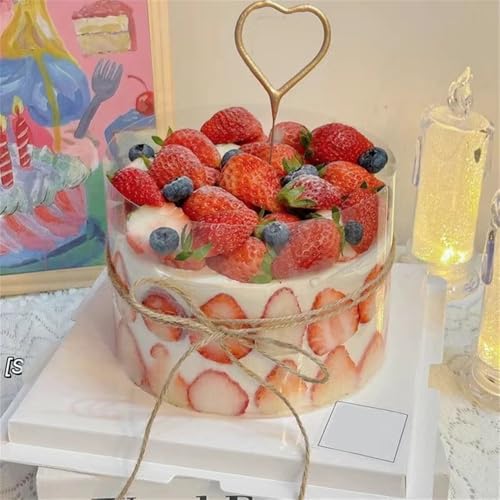 tonntyann フェイクケーキ 誕生日ケーキ 記念日 ケーキ 食品 サンプル イチゴ/フルーツケーキのモデル 詰め合わせ お菓子 おかし リアル ダミーケーキ 模型 発砲スチロール 円柱 ディスプレイ用 本物そっくりの ケーキ 見本 食玩 セット 展示